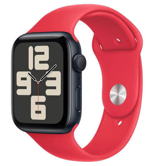 Apple Watch SE 2nd Gen 44MM GPS A2723 Starlight ALU Red Straps Grade A
