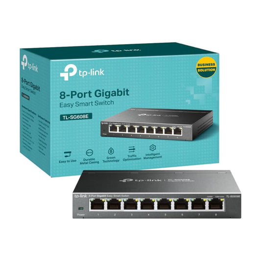 TP-Link Managed Network Switch 8-Port Gigabit -  gamegalleryuk